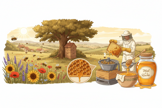De la fleur au pot : comment se fabrique le miel ?